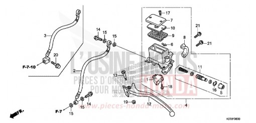 REAR BRAKE MASTER CYLINDER SH125ADE de 2014